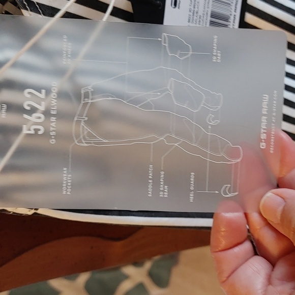 🌻NEW Men's G- Star Raw Elwood 5622 3D Tapered Lucas Canvas Hickory Strip - Picture 4 of 12